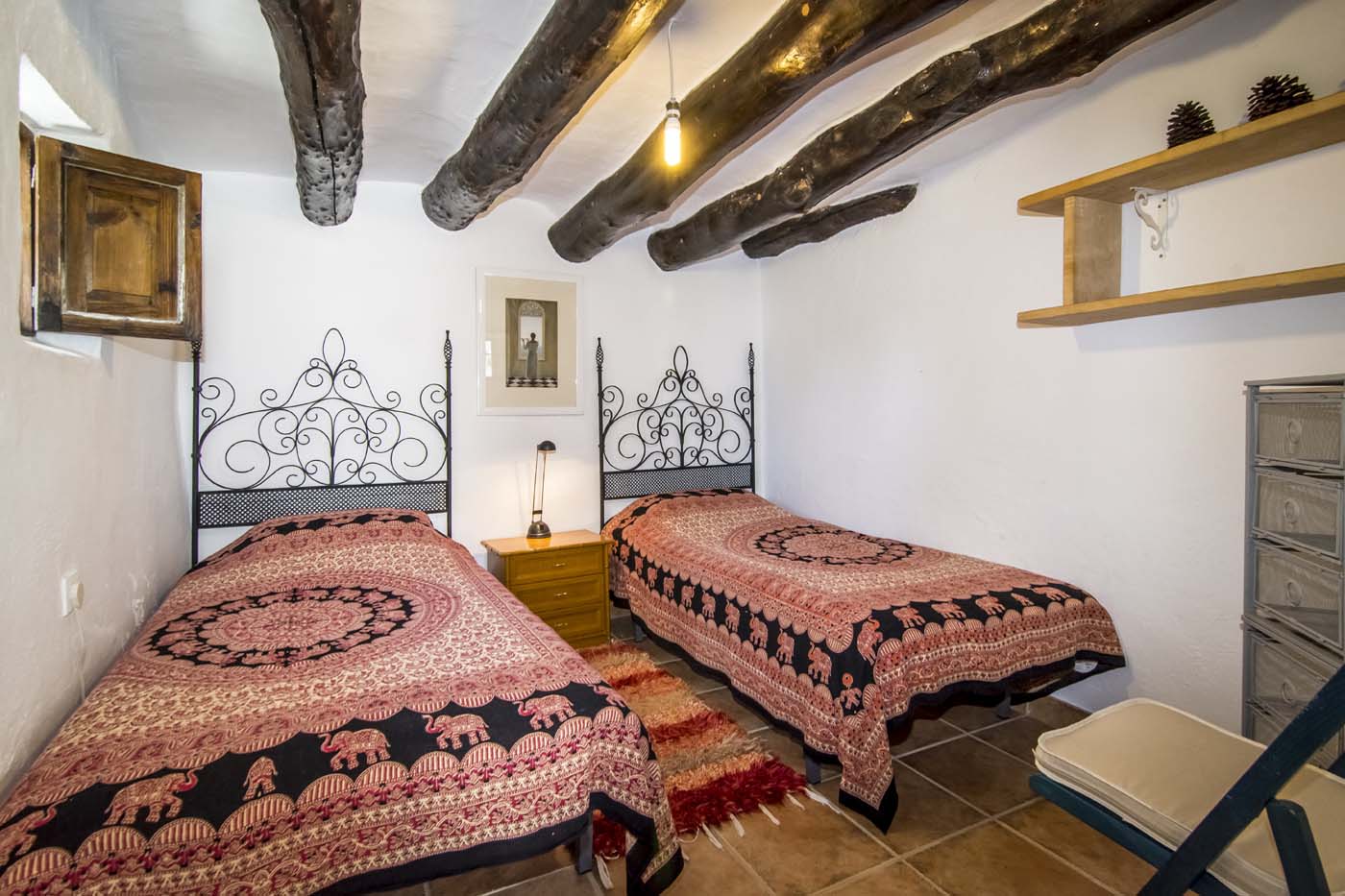 Habitación con dos camas